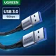 Ugreen – Câble de rallonge USB mâle à mâle cordon d'extension Type A 3.0 2.0 pour radiateur