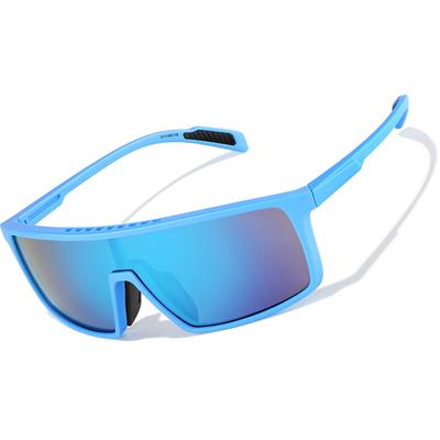 Zenni Sporty Sunglasses Blue Plastic Full Rim Frame