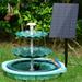 AISITIN 7W Solar Bird Bath Fountain Set Upgraded DIY Solar Fountain Detachable Collapsible Water Basin for Bird Bath Garden Decoration Outdoor Bird Feeder