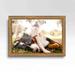 24x18 Frame Gold Real Wood Picture Frame Width 1.25 inches | Interior Frame Depth 0.5 inches |