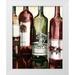 French-Roussia Heather A. 26x32 White Modern Wood Framed Museum Art Print Titled - Auburn Wine Collection II