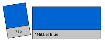 Lee Filter Roll 716 Mikkel Blue
