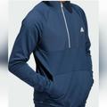 Adidas Jackets & Coats | Adidas 1/4 Zip Fleece Anorak Men's Golf Jacket With Hood Crew Navy | Color: Tan | Size: Various