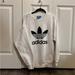 Adidas Tops | Adidas Trefoil Crew Sweatshirt Size Small | Color: White | Size: S