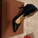 Coach Shoes | Coach Two Tone High Heel Black And Navy Blue | Color: Black | Size: 8