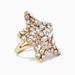 Kate Spade Jewelry | New Kate Spade Thank Your Lucky Stars Crystal Ring | Color: Gold | Size: 7