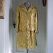J. Crew Dresses | J Crew Two Piece Metallic Gold And Green Dress With Jacket | Color: Gold/Green | Size: 4