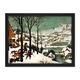 Pieter Bruegel The Elder Hunters In The Snow Winter Large Framed Art Print Poster Wall Decor 18x24