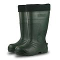 Men’s Wellington Boots, Mid-Calf Outdoor Boots for Men, Waterproof and Warm Wellies, Resistant Hunter Boots, EVA Foam, High Instep, Removable Inner Boots (12 UK, Green, numeric_12)