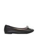 Dune Ladies Harping DD-Charm Ballet Flats Size UK 8 Flat Heel Ballet Pumps Black