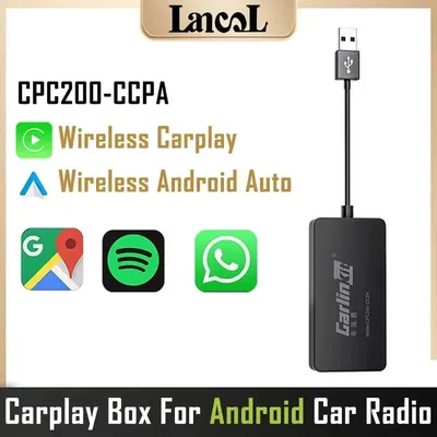 CarlinKit-CarPlay AI Box sans fil CCPA Android Auto USB Dongle Mirrorexhaus Bluetooth Auto