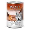 Lot Wolf of Wilderness The Taste Of 24 x 400 g pour chien - The Taste Of The Outback