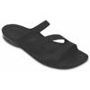 Badepantolette CROCS "Swiftwater Sandal", Damen, Gr. 39, schwarz, Croslite, sportlich, Schuhe Badelatschen Pantolette, Sommerschuh, Badeschuh, Poolslides, genoppte Innensohle