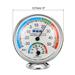 5" Indoor Outdoor Thermometer Hygrometer Temperature Humidity Monitor White