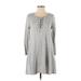 Newbury Kustom Casual Dress: Gray Marled Dresses - Women's Size Small