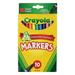 Crayola 58-7726 Classic Fine Line Markers Assorted Colors 10 Count (Pack of 3)