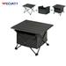 Portable Camping Side Table with Storage Bag VECUKTY Ultralight Aluminum Folding Beach Table with Carry Bag for Outdoor Cooking Picnic Camp Boat Travel S