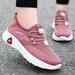 Gubotare Women Shoes Women s Running Shoes Fashion Sport Gym Jogging Tennis Fitness Sneaker Pink 7.5