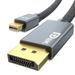 8K Mini DisplayPort to DisplayPort Cable Bi-Directional Mini DP to DP 1.4 Cable [8K@60Hz 4K@144Hz 2K@240Hz]