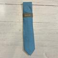 Michael Kors Accessories | Michael Kors Blue Patterned Men’s Skinny Tie | Color: Blue/White | Size: Os