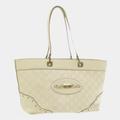 Gucci Bags | Authentic Gucci Gg Signature Large Punch Tote | Color: Cream | Size: Os