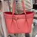 Michael Kors Bags | Michael Kors Emilia Large Pebbled Leather Tote Bag Grapefruit Color | Color: Gold/Pink | Size: Large