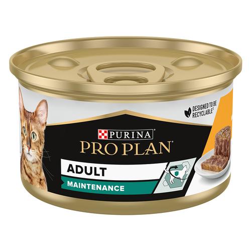 48 x 85 g Adult: Huhn Purina Pro Plan Katzenfutter - 36 + 12 gratis!