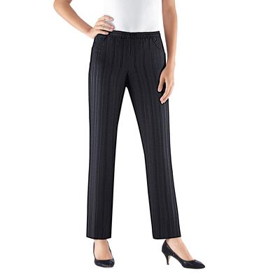 Dehnbund-Hose CLASSIC BASICS, Damen, Gr. 54, Normalgrößen, schwarz, 100% Polyester, unifarben, lang, Hosen Image