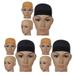 6X Deluxe Wig Cap Hair Net for Weave Hair Wig Nets Stretch Mesh Wig Cap for Making Wigs Free Size(Black)