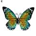 7 Coloured Butterfly Wall Art Garden Metal Gift Present Decoration Outdoor I8P5