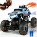 Monster Trucks 1:16 Remote Control Car 2.4 GHz All Terrain Rc Cars Monster RC Trucks 4WD Rock Crawler with LED Lights and Dynamic Music. Spray Monster Trucks for Boys Kids and Adult
