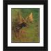 Bierstadt Albert 26x31 Black Ornate Wood Framed with Double Matting Museum Art Print Titled - Study of a moose