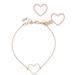 Kate Spade Jewelry | Kate Spade Scrunched Scallops Heart Bracelet And Earrings Set | Color: Gold/Pink | Size: Os