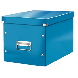 LEITZ Click & Store Aufbewahrungs- und Transportbox Cube 6108, groß, blau Image