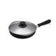 Sori Yanagi Magma Plate Iron Frying Pan, 8.7 inches (22 cm), Induction Heating Compatible, Lid Included