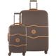 DELSEY Paris Chatelet Hardside Luggage with Spinner Wheels, Chocolate Brown, 3 Piece Set 21/28, with Brake, Chatelet Hardside Luggage with Spinner Wheels