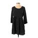 Old Navy Casual Dress: Black Polka Dots Dresses - Women's Size Small