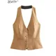 ZEVITY-Blouse en Fibre de Tungstène pour Femme Dos aux Dos aux Chemises Chic Bureau Affaires