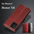 Étui portefeuille de luxe pour Huawei Honor X8 6.7 "/Honor X8 5G 6.5" housse en cuir PU à rabat