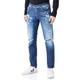 Replay Herren Jeans Willbi Regular-Fit Broken Edge aus Comfort Denim, Blau (Medium Blue 009), 32W / 34L