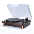 Retro Vinyl Record Player Record Player with Dustproof Cover Nostalgic Style Record Player