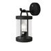 inowel 13.62" H Outdoor Armed Sconce w/ Dusk to Dawn Aluminum/Metal in Black | 13.62 H x 8.5 W x 5.79 D in | Wayfair 32341-B