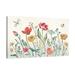 Jaxson Rea Boho Field I by Janelle Penner - Wrapped Canvas Graphic Art Canvas, Wood in Blue/Gray/Green | 16 H x 24 W x 1.5 D in | Wayfair