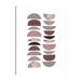 Jaxson Rea MidCentury ColorDew Burgundy 4 by Urban Epiphany - Wrapped Canvas Print Canvas in White | 48 H x 36 W x 1.5 D in | Wayfair