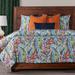 Siscovers Tropical Print Multi-Color Duvet Cover & Insert Set Polyester/Polyfill/Microfiber in Blue/Green/Pink | Twin | Wayfair GOCA-XDUTW5_A