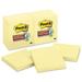 Post-it Pads in Canary Yellow 3 x 3 90 Sheets/Pad 12 Pads/Pack (65412SSCY)