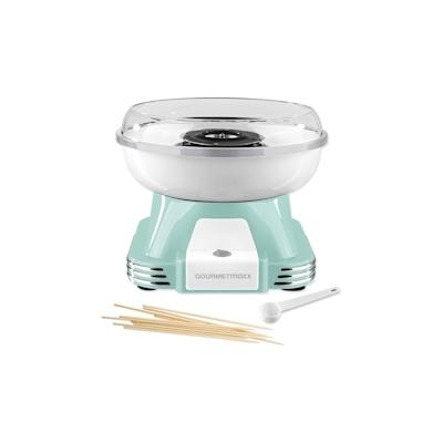 GOURMETmaxx Zuckerwatte-Maschine - in nostalgischem Retro-Design - 500 W - mint/weiß