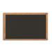 Marsh Industries Ws-408-00Bl 48X96 Oak Wood Trim Composition Chalkboard - Black