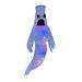 XINHUADSH Halloween Ghost Windsock Colorful Lighting Glowing Battery Powered Spooky Large Size Scene Layout Holiday Props Ghost Festival Haunted House Hanging White Ghost for Outdoor