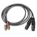 Dual Female Xlr to Rca Cable Heavy Duty 2 Xlr Female to 2 Rca Male Cable Hifi Stereo Audio Connection Cable Wire